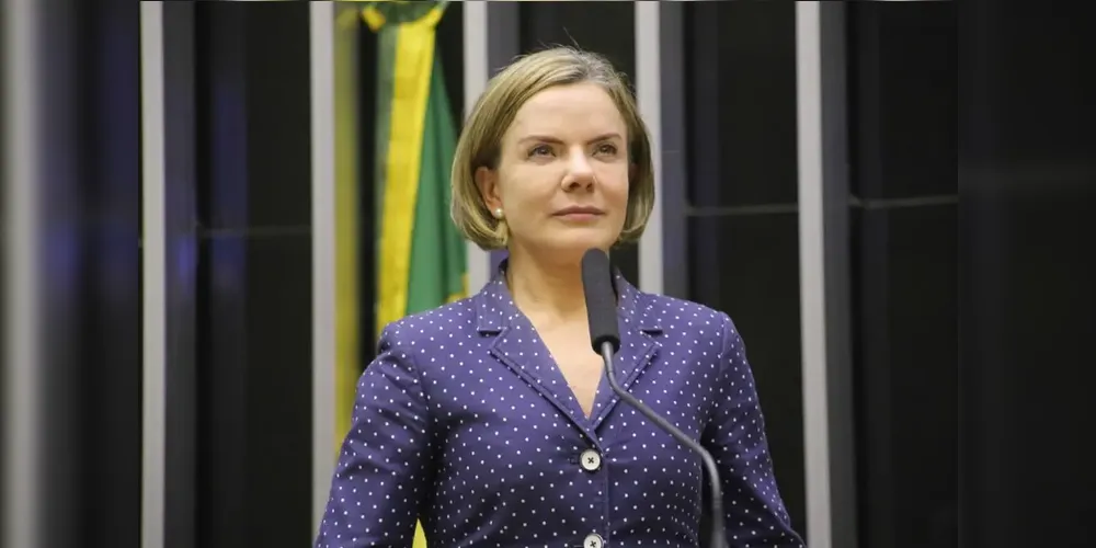 Gleisi Hoffmann, ministra-chefe da Secretaria de Relações Institucionais da Presidência da República