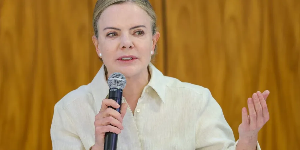 A ministra-chefe da Secretaria de Relações Institucionais da Presidência da República, Gleisi Hoffmann