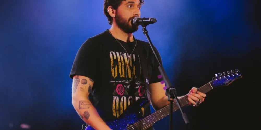 Gustavo Mioto se apresentando na  34ª edição da Münchenfest