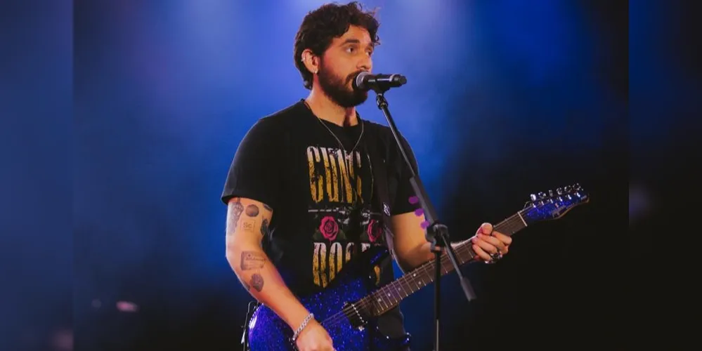 Gustavo Mioto se apresentando na  34ª edição da Münchenfest