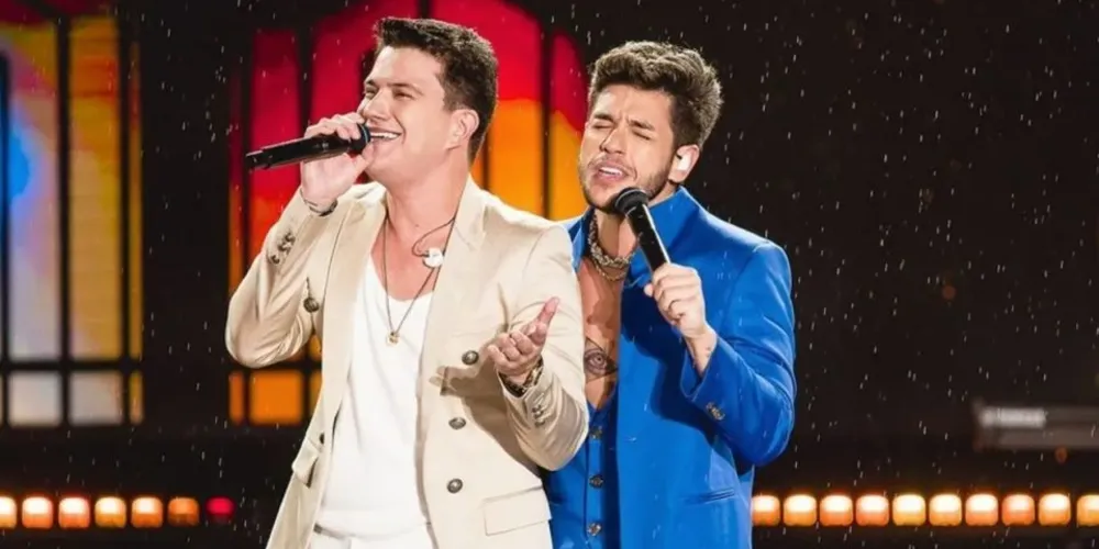 A dupla Hugo e Guilherme agitam a noite de quarta da Münchenfest