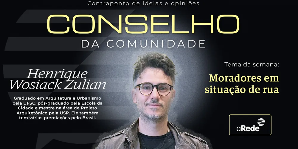 Henrique Wosiack Zulian é conselheiro na área de Urbanismo