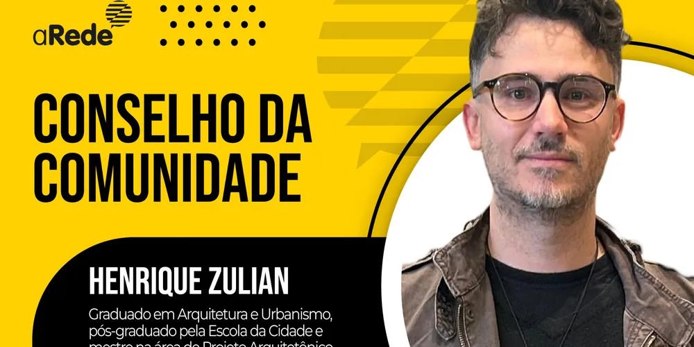 Henrique Wosiack Zulian é conselheiro da área de Urbanismo