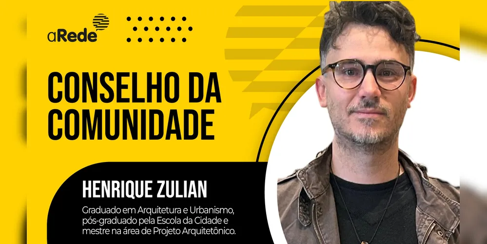 Henrique Wosiack Zulian é conselheiro da área de Urbanismo