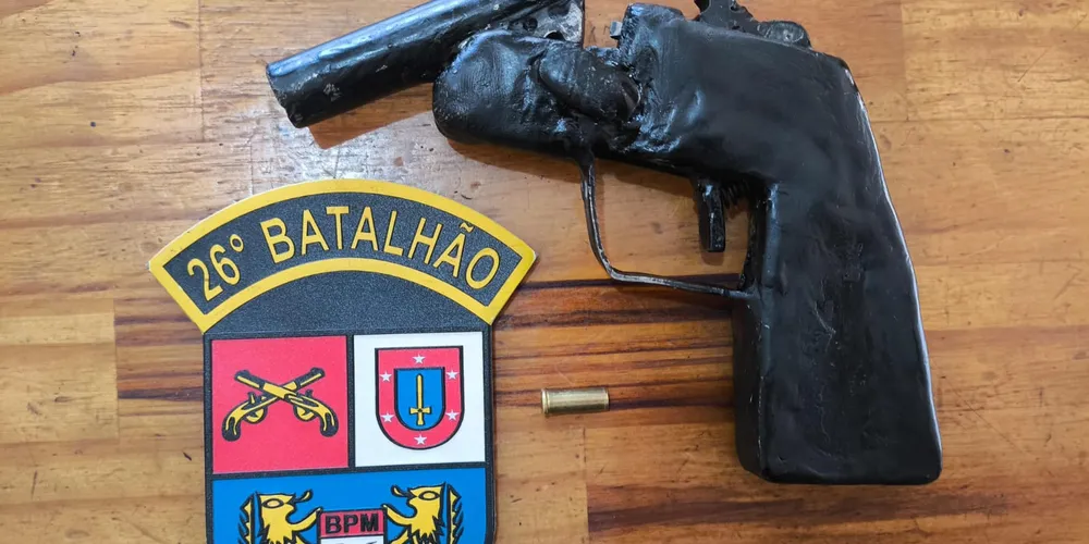 Arma foi encaminhada à 57ª Delegacia de Polícia Civil de Curiúva