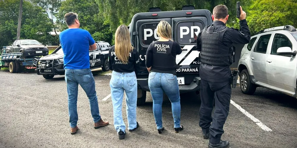 Suspeito foi preso e encaminhado à cadeia de Castro