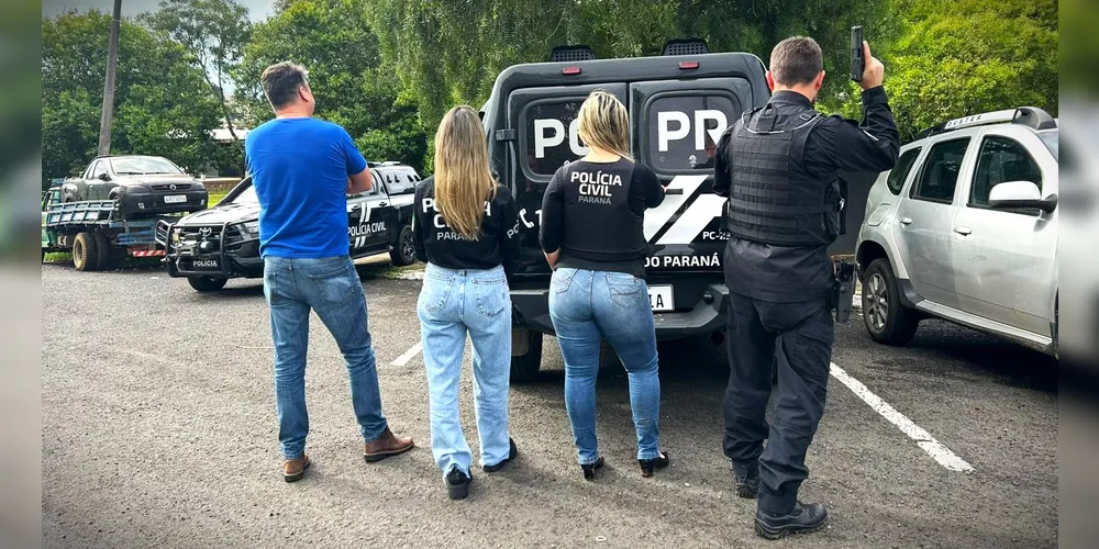 Suspeito foi preso e encaminhado à cadeia de Castro