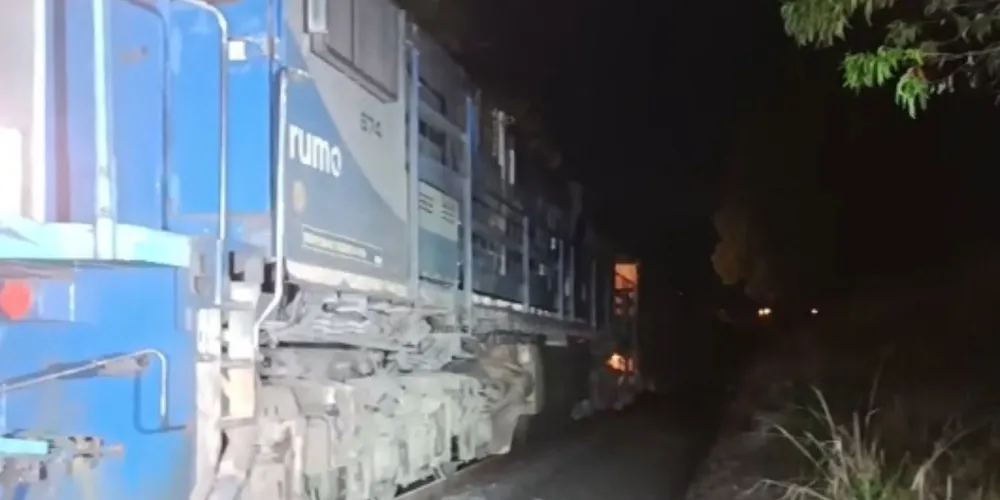 O maquinista acionou os sinais sonoros, para alertar a vítima