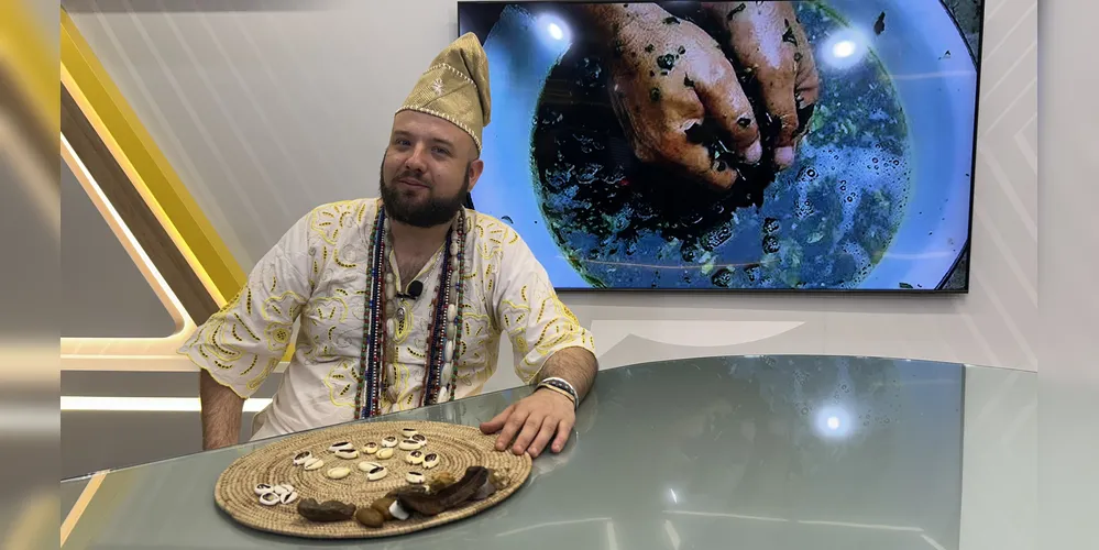 O babalorixá Hallison Mocelim, sacerdote da Comunidade Ilê Axé Ogun Goolu, trouxe previsões para 2026