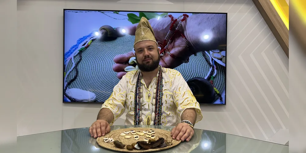 Imagem ilustrativa da imagem Babalorixá Hallison Mocelim faz previsões dos búzios para 2026