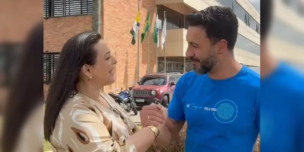 Elisangela Pedroso e Deleon Betim anunciaram o projeto