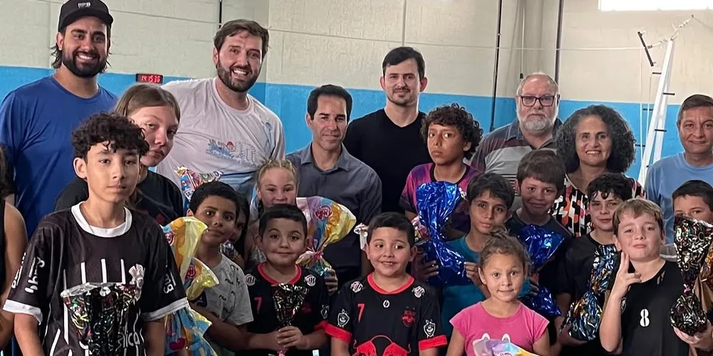 O prefeito Christiano Borges participou da aula inaugural do projeto