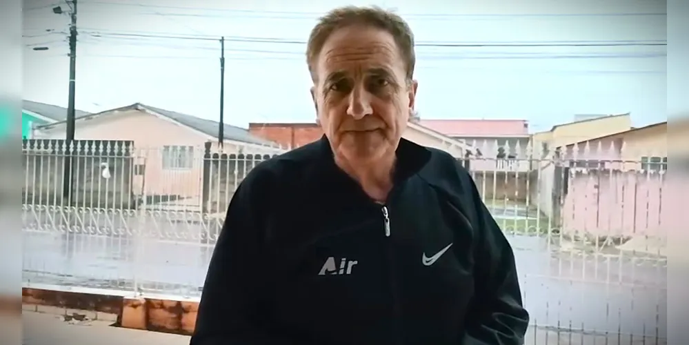 Ex-prefeito publicou um vídeo mostrando preocupação com o temporal