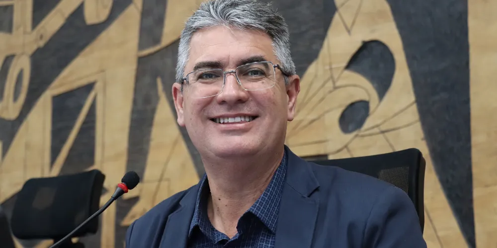 O presidente da Câmara Municipal de Ponta Grossa (CMPG), Julio Küller (MDB)