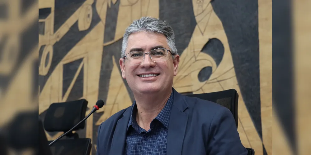 O presidente da Câmara Municipal de Ponta Grossa (CMPG), Julio Küller (MDB)