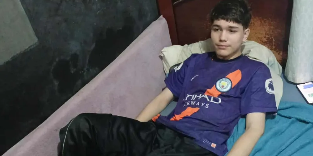 Kaua Rodrigo Santos Gonçalves tem 13 anos