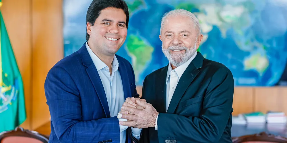 Ministro do Esporte do governo Lula, André Fufuca e presidente Luiz Inácio Lula da Silva