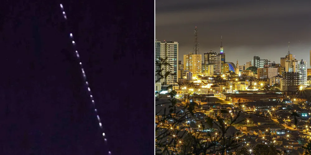 Moradores se questionaram sobre o que poderiam ser as luzes