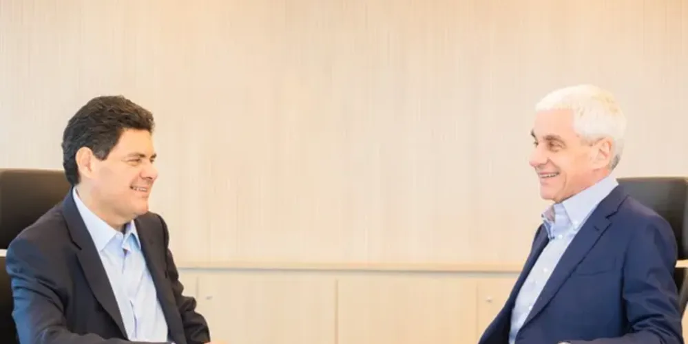 Marcos Molina, Chairman da MBRF e Miguel Gularte, CEO da MBR: o trimestre marcou o maior volume histórico da empresa