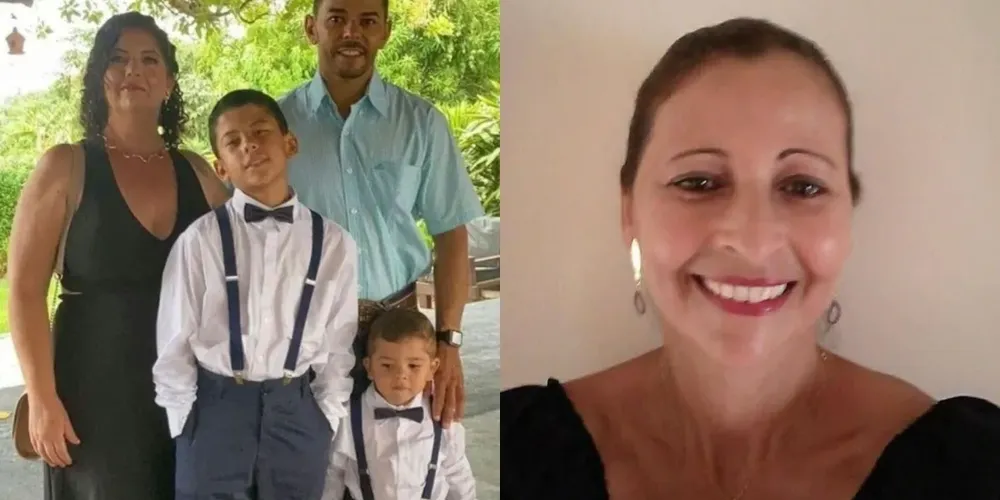 Luís Carlos de Souza Pinheiro, Paula Daniela Martins, os dois filhos do casal e Dulcinéia Aparecida Martins Lozano