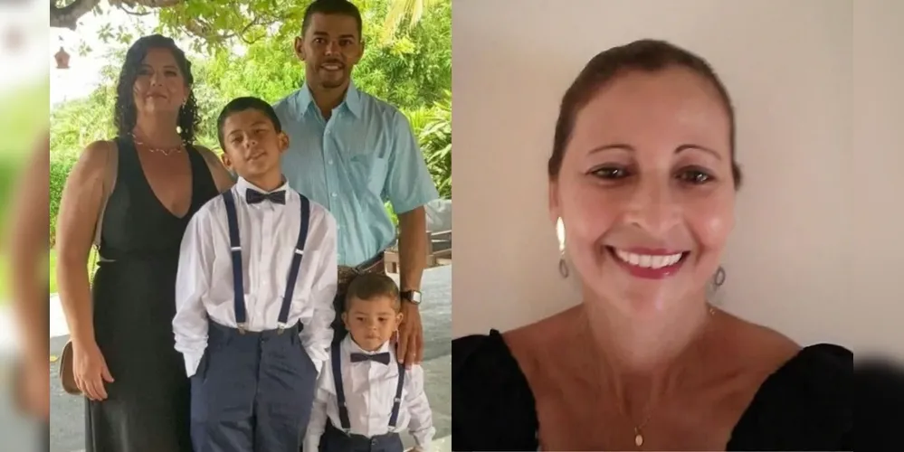 Luís Carlos de Souza Pinheiro, Paula Daniela Martins, os dois filhos do casal e Dulcinéia Aparecida Martins Lozano