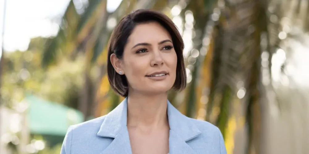 A ex-primeira-dama Michelle Bolsonaro