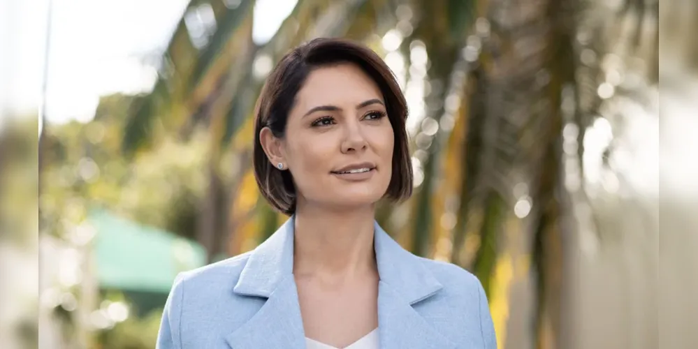 A ex-primeira-dama Michelle Bolsonaro