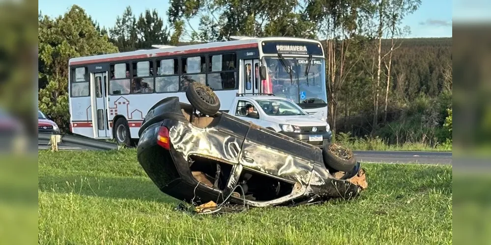 Acidente aconteceu nesta quarta-feira (29)  na PR-151