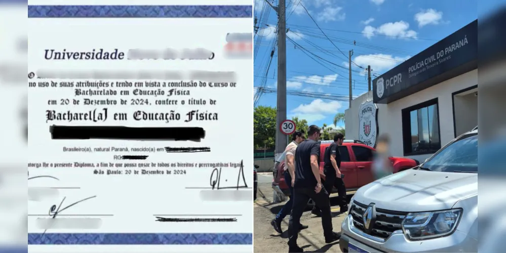 A mulher utilizada de um diploma falso para trabalhar como instrutora de academia em Teixeira Soares