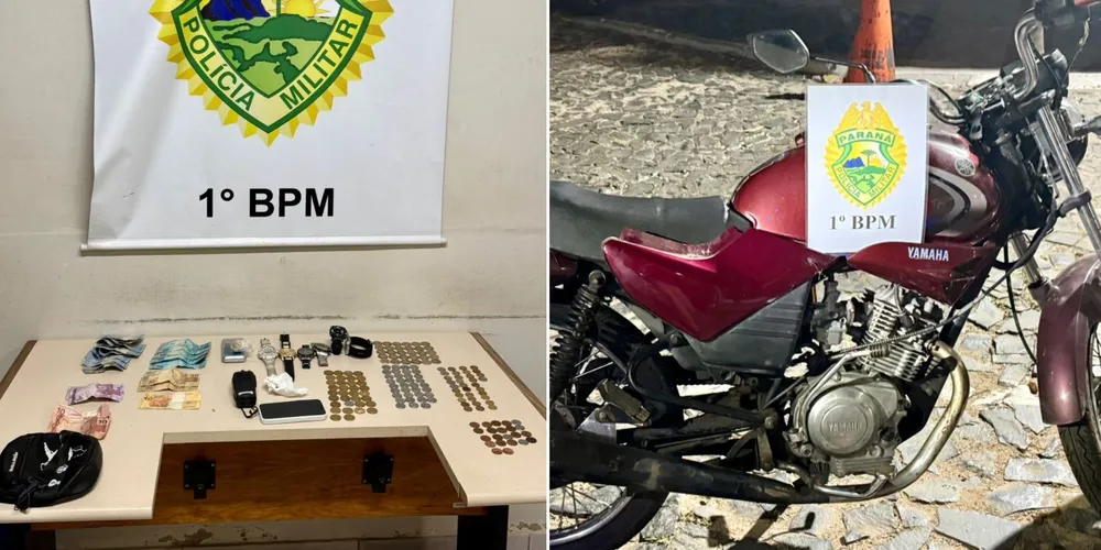 Todo o material apreendido, juntamente com as envolvidas, foi encaminhado à delegacia de polícia