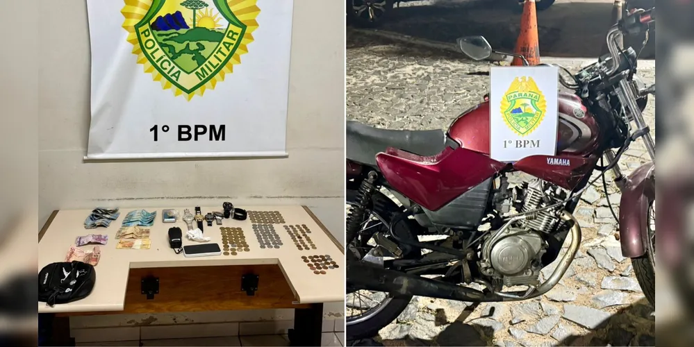 Todo o material apreendido, juntamente com as envolvidas, foi encaminhado à delegacia de polícia