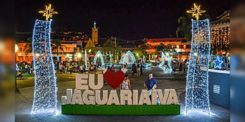 Decoração de Natal no município