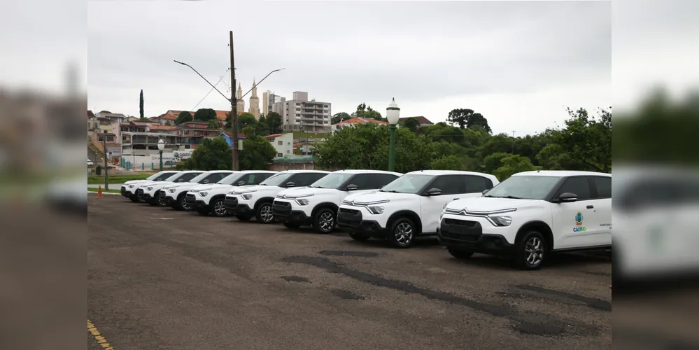 Os novos veículos já foram entregues com a plotagem que identifica os veículos oficiais