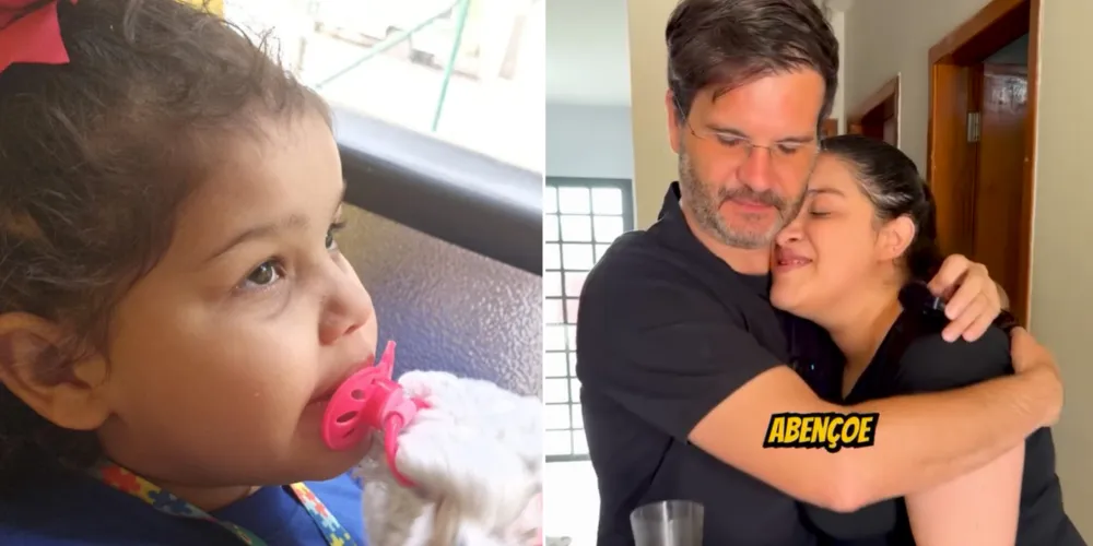 Família de Bryene foi surpreendida após ser abordada pelo influenciador Illan Kriger