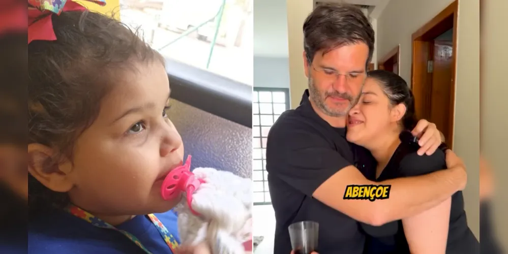 Família de Bryene foi surpreendida após ser abordada pelo influenciador Illan Kriger