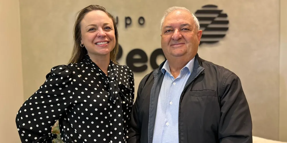 Os diretores da OAB/PG, Dra. Danielle Biscaia e Dr. Luis Alberto Kubaski