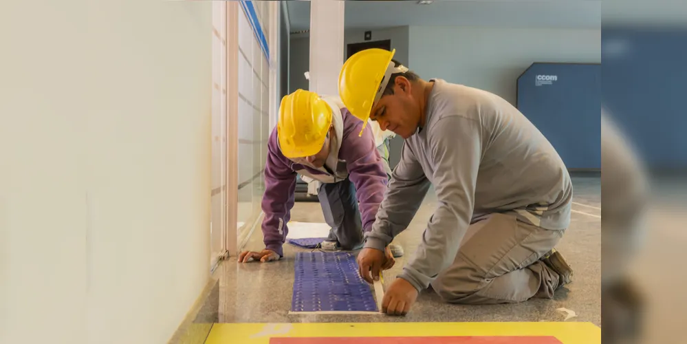 Obras de acessibilidade na UEPG garantem circulação mais segura e inclusiva para a comunidade acadêmica