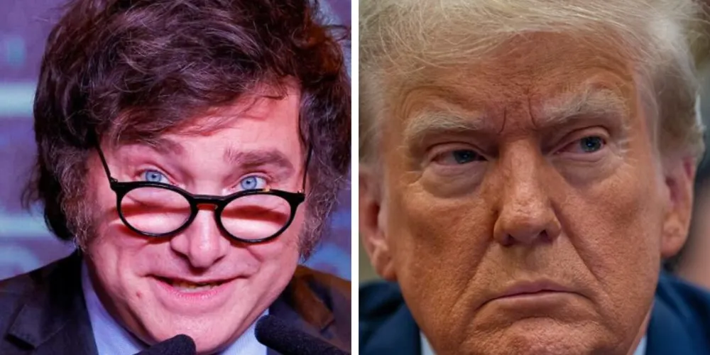 Javier Milei e Donald Trump