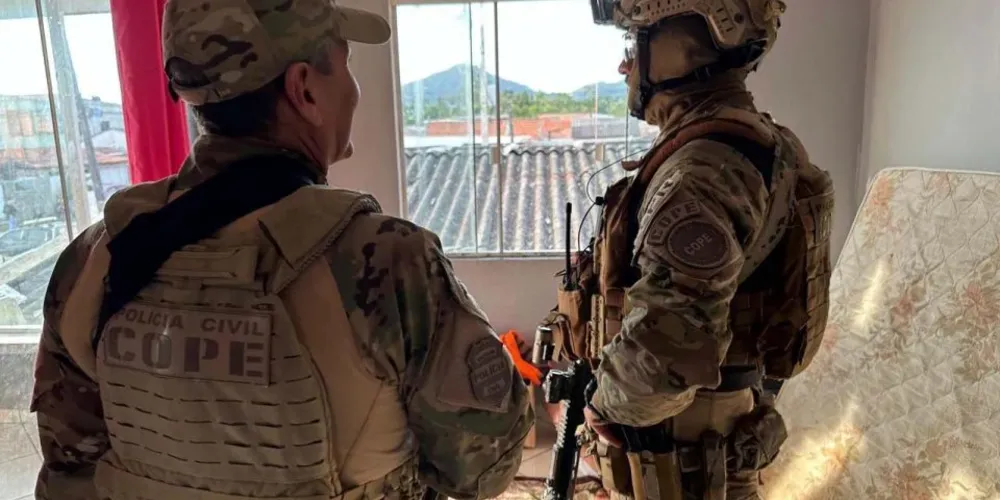 Operação contou com participação de forças da Polícias Militar, Civil e Penal