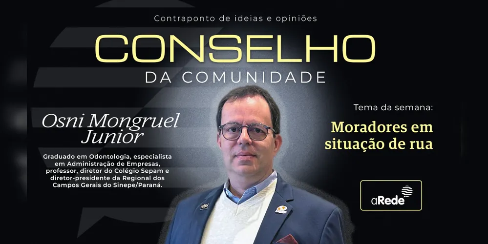 Osni Mongruel Junior é conselheiro na área da Educação