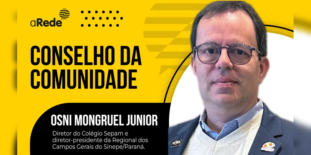 Osni Mongruel Junior é conselheiro na área da Educação