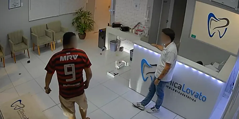 O caso ocorreu por volta das 19h15 de quinta (27)