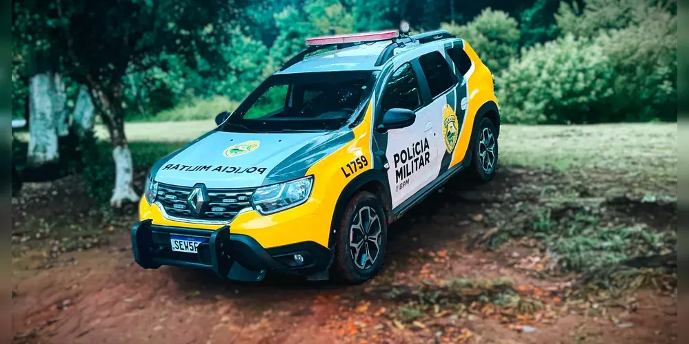 Polícia Militar realiza patrulhamento no bairro Neves, em Ponta Grossa