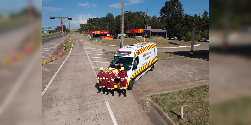 Equipe de socorristas da PRVias
