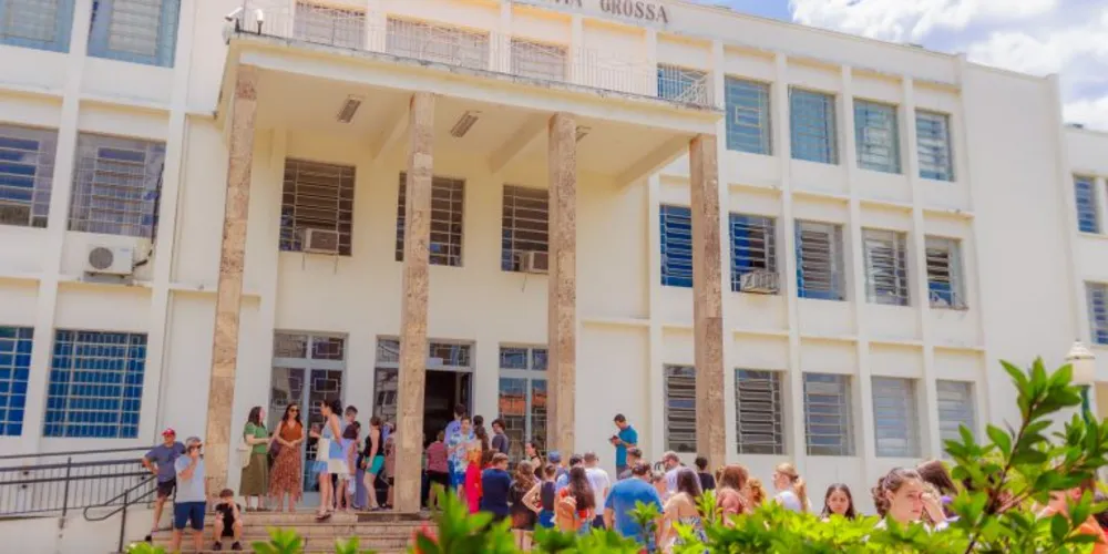 As provas foram realizadas em diversos colégios de Ponta Grossa, inclusive nos dois Campus da UEPG