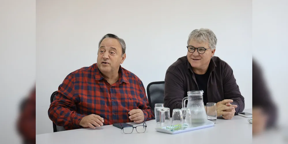 Hussein Bakri e Altamir Sanson estiveram reunidos