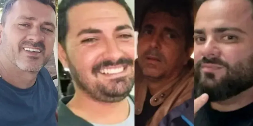 Robishley Hirnani De Oliveira, Rafael Juliano Marascalchi, Diego Henrique Afonso e Alencar Gonçalves de Souza foram assassinados após emboscada