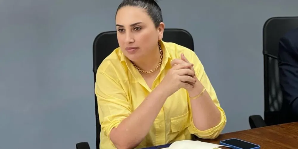 A prefeita de São Mateus do Sul, Fernanda Sardanha (PSD), é apontada como favorita na intenção de voto para deputada estadual