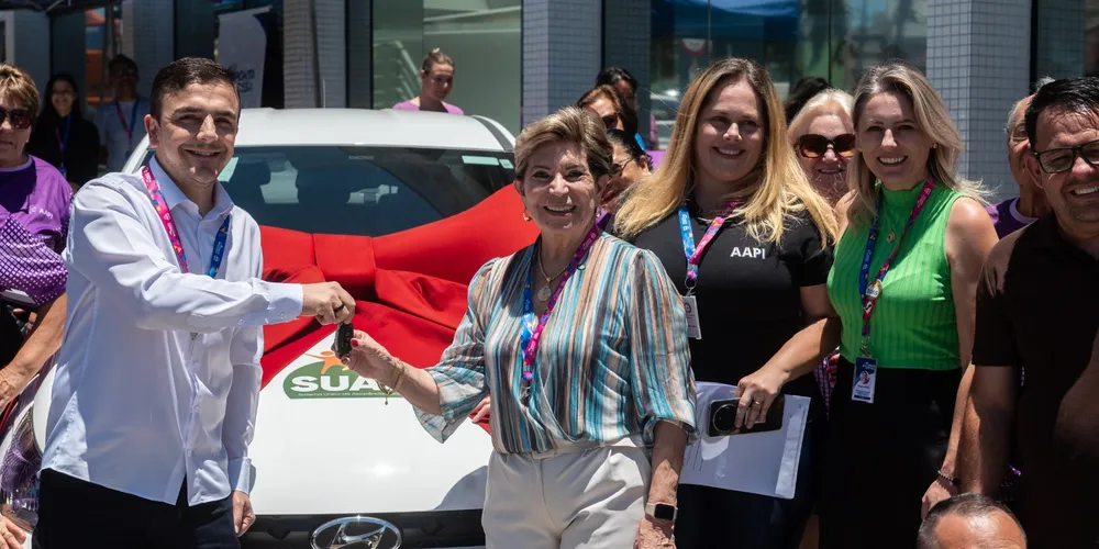 Esta é a segunda entrega de veículo 0 km realizada pela FASPG em menos de 15 dias