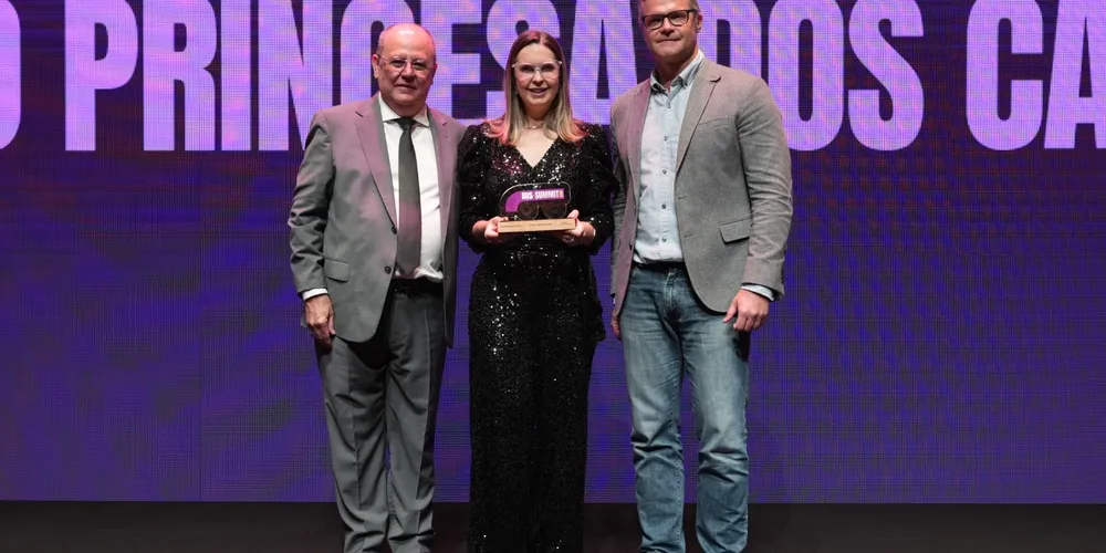 A equipe da Princesa dos Campos recebeu troféu "Destaque do Cliente"